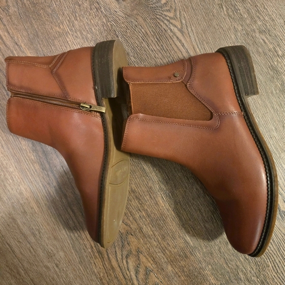 Franco Sarto Brown Leather Boots - Picture 3 of 8
